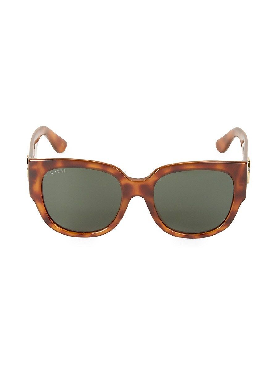 Gucci Women's 55MM Square Sunglasses - Havana | Saks Fifth Avenue OFF 5TH (Pmt risk)