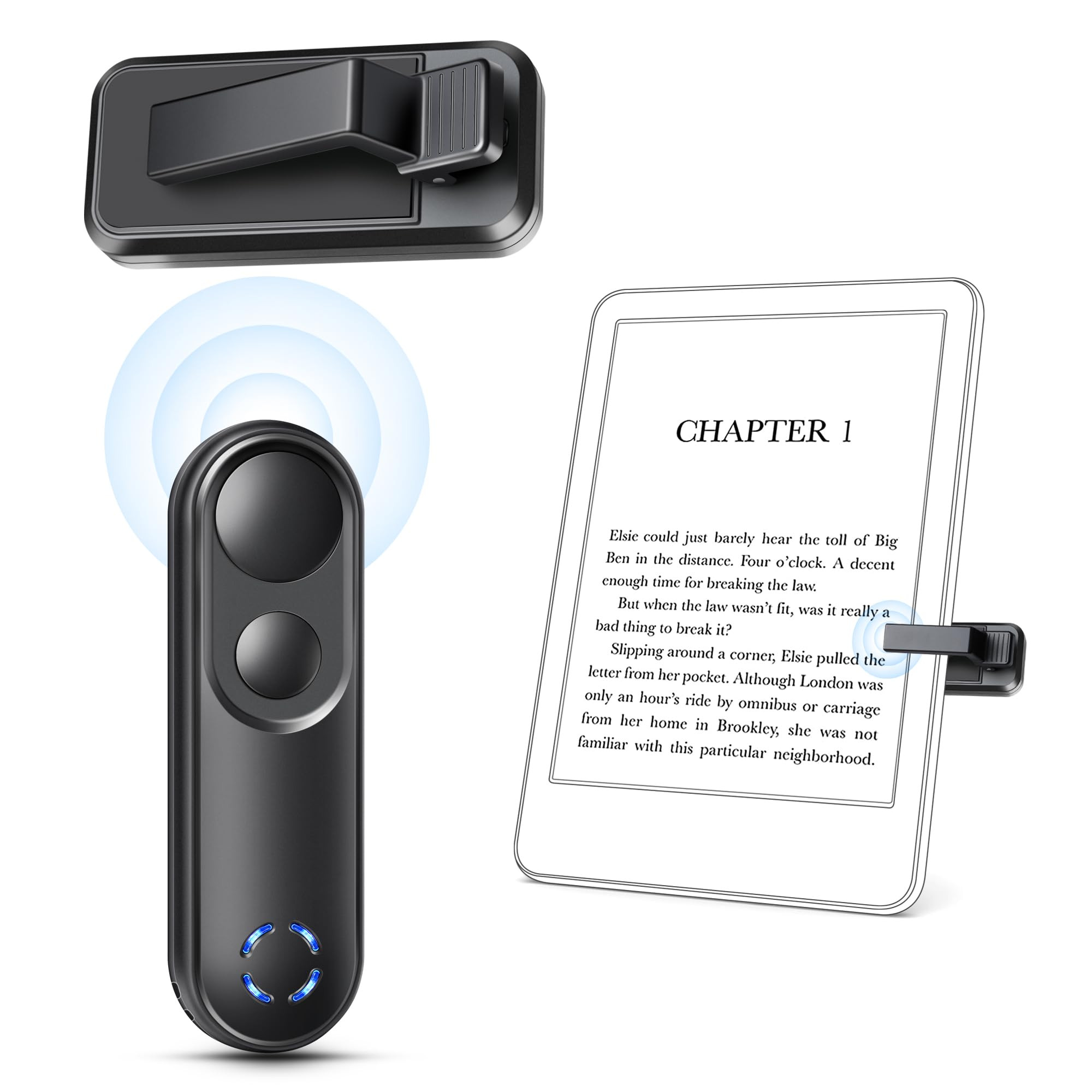RF Remote Control Page Turner for Kindle Paperwhite Oasis Scribe Kobo,Clicker Page Turner Kindle ... | Amazon (US)