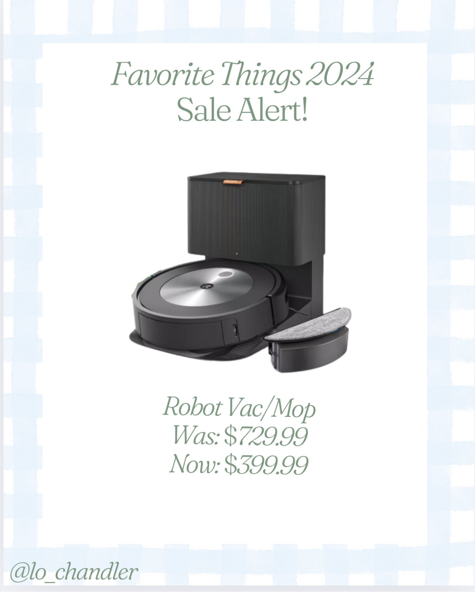 This was one of the top answers when I asked what everyone’s favorite things of 2024 were, and I noticed that this one from Best Buy is on major sale!


Sale alert
Favorite things 2024
Home 
Robo mop
Gift idea 

#LTKHome #LTKGiftGuide #LTKSaleAlert