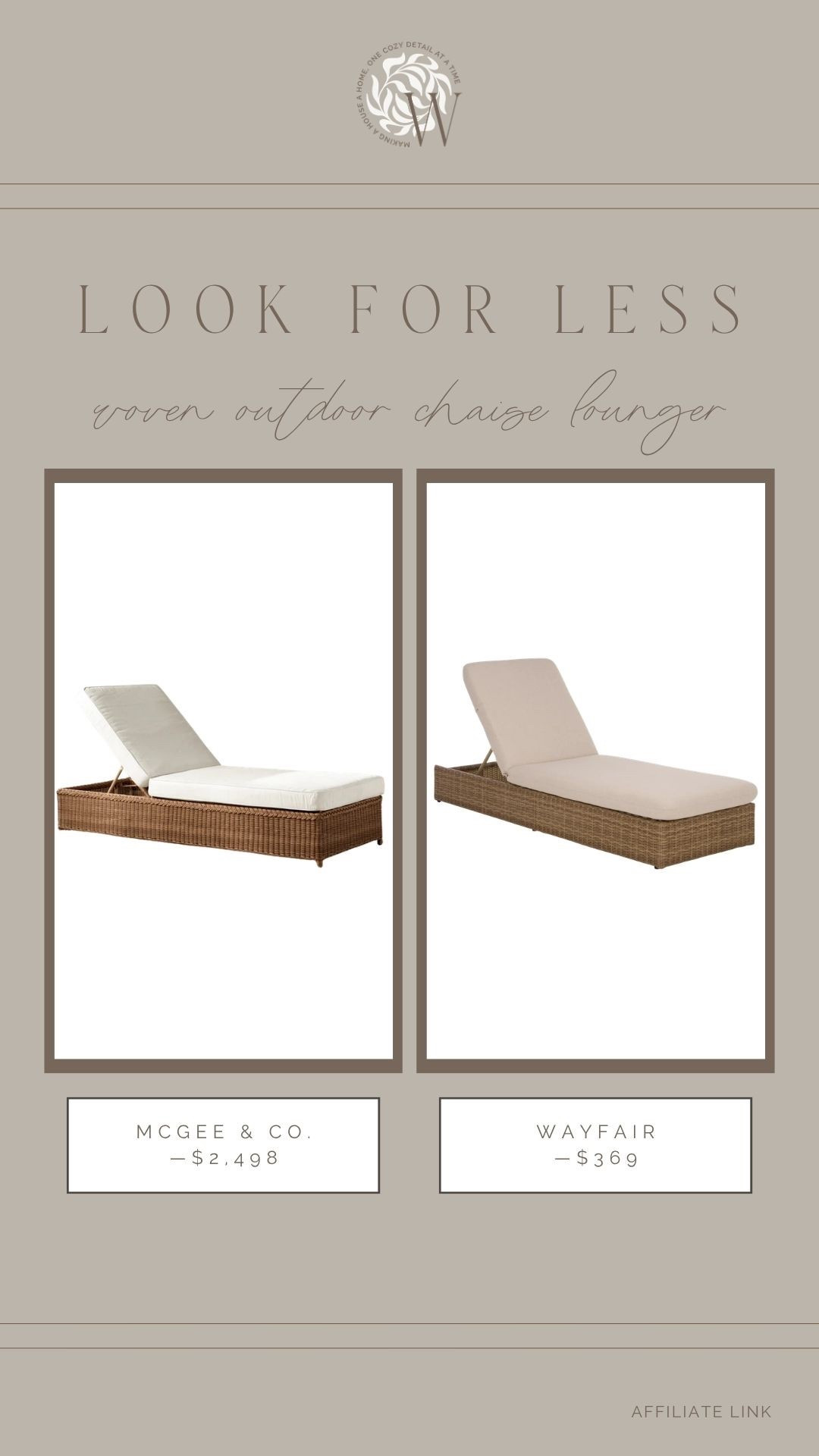 Our brand new chaise loungers from Wayfair are already a top favorite! They’re a great look for less of these gorgeous and stunning ones from McGee & Co! The price difference is so good! 

#LTKHome