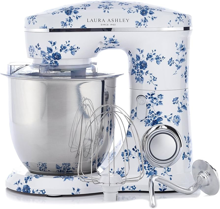 Laura Ashley 4.8 Quarts Electric Stand Mixer with Attachments - 380W Easy to use Countertop Kitch... | Amazon (US)