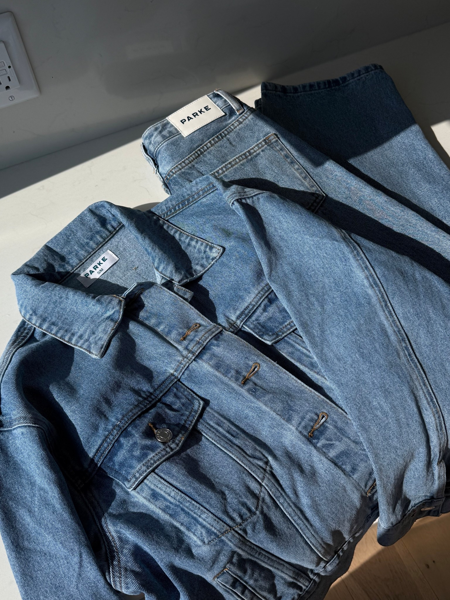 Size S/M jacket and 26 jeans!