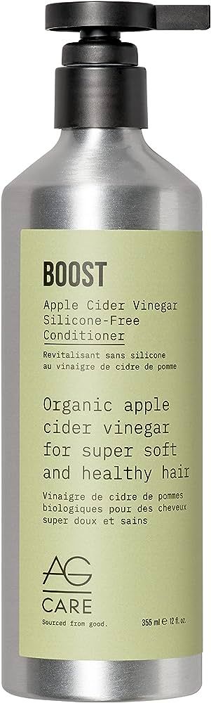 AG Care Boost Apple Cider Vinegar Conditioner with Mango Seed Butter - Clarifying Conditioner Dee... | Amazon (US)