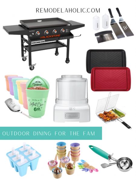 Outdoor eating fun for the whole fam! Let dad enjoy grilling while mom and the kiddos make ice cream and popsicles! 

Amazon, amazon family, outdoor, summer fun, family fun, grilling, ice cream 



#LTKSeasonal #LTKFind #LTKfamily
