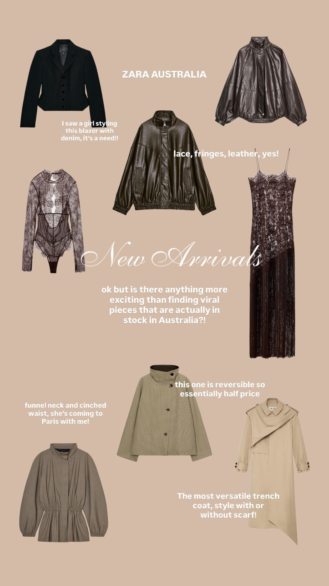 Zara Australia new arrivals! #zara 

#LTKFashionMonth #LTKstyletip #LTKaustralia