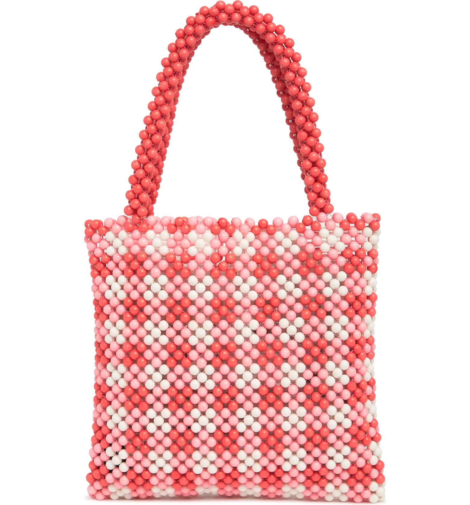 LULU Gingham Beaded Tote Bag | Nordstromrack | Nordstrom Rack