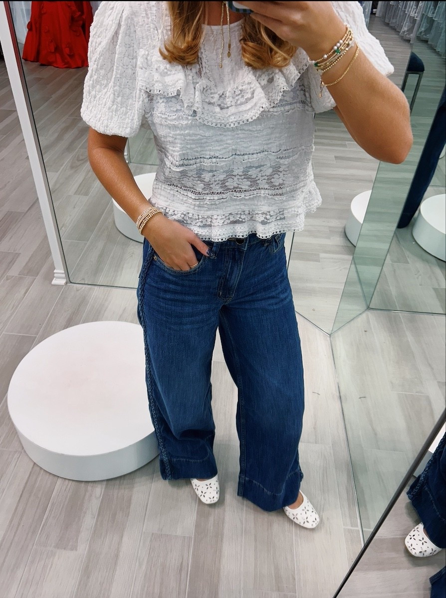 H&M braided jeans!
