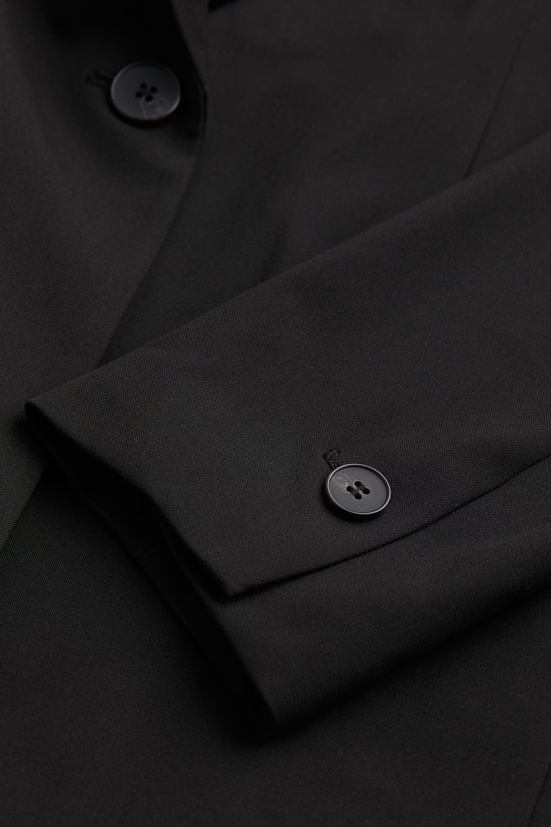 Single-breasted jacket - Black - Ladies | H&M GB | H&M (UK, MY, IN, SG, PH, TW, HK)