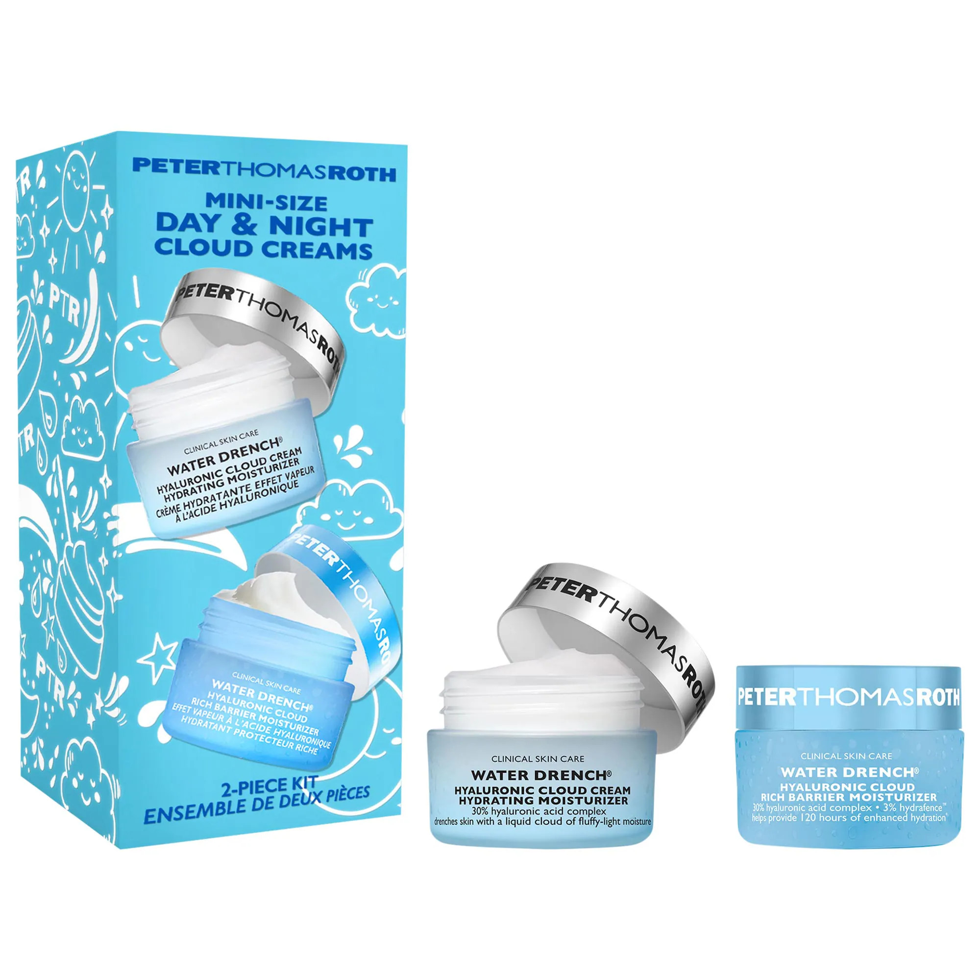Peter Thomas Roth Mini-Size Day & Night Cloud Creams 2-Piece Moisturizer Gift Set | Sephora (US)