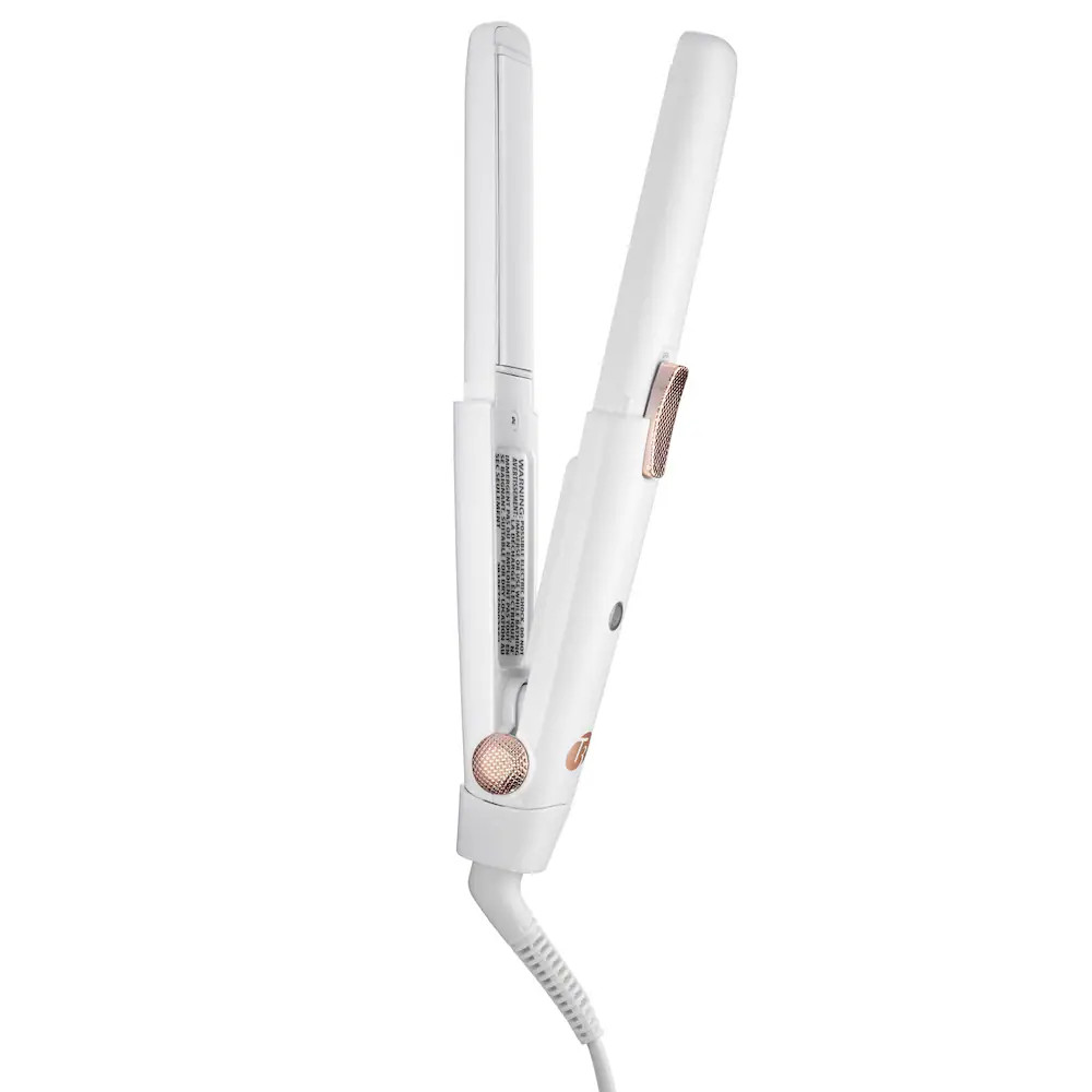 T3SinglePass Compact Travel Styling Flat Iron with Cap (White & Rose Gold) | Sephora (US)