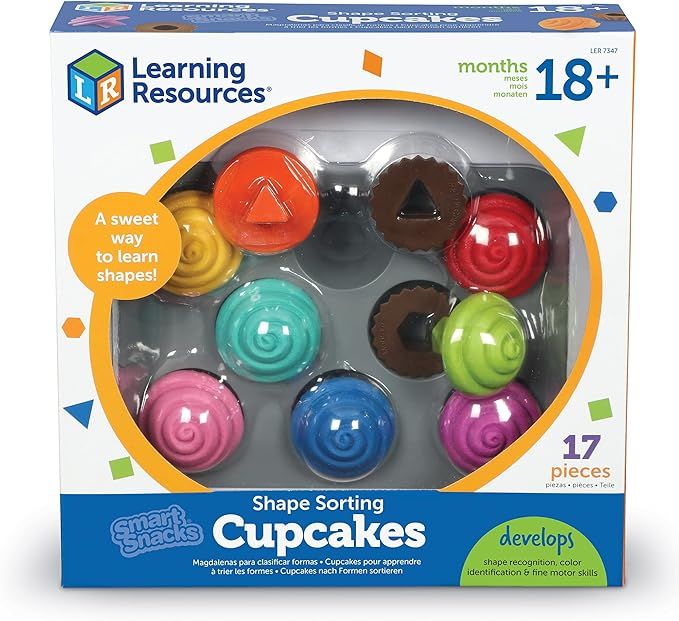 Learning Resources Smart Snacks Shape Sorting Cupcakes, Fine Motor, Color & Shape Recognition, Ag... | Amazon (CA)
