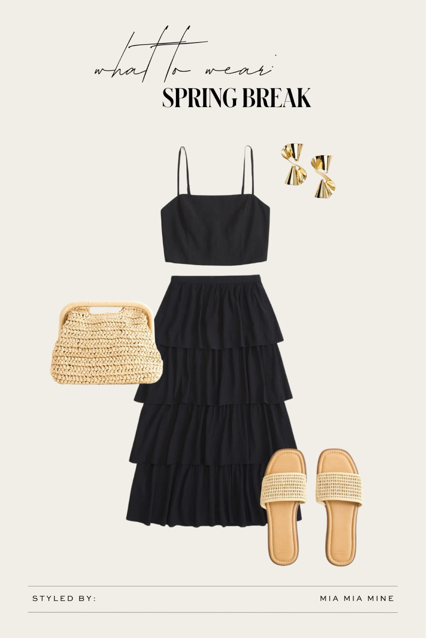 Vacation outfit under $100
Abercrombie tiered skirt
Abercrombie slide sandals
Abercrombie straw clutch 



#LTKtravel #LTKfindsunder100 #LTKsalealert