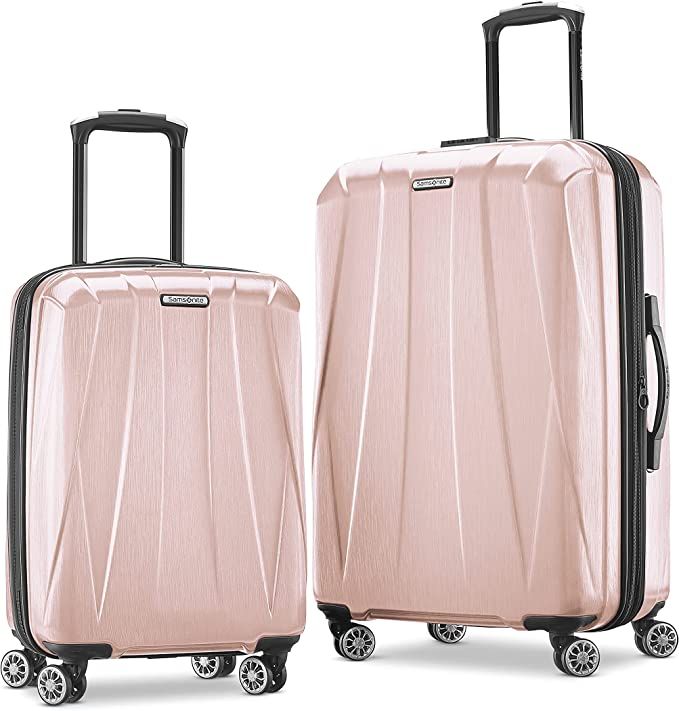 Samsonite Centric 2 Hardside Expandable Luggage with Spinner Wheels, Blossom Pink, 2-Piece Set (2... | Amazon (US)