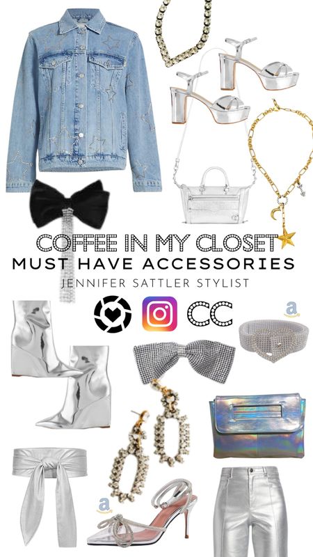 If you asked 10 women what their favorite thing to buy would be they would all say some kind of accessory. From metallic shoes and bags to trending hair bows these are some of my favorite festive finds from COFFEE IN MY CLOSET LIVE ON INSTAGRAM

#LTKGiftGuide #LTKstyletip #LTKfindsunder50
