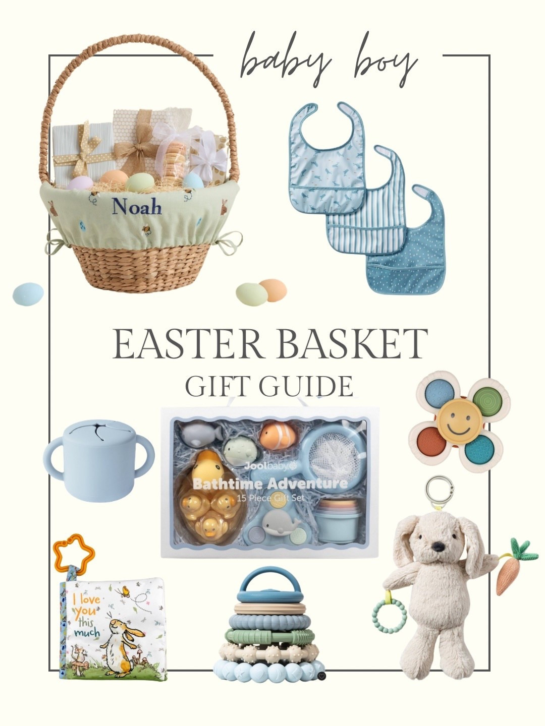 Baby boy Easter basket ideas!