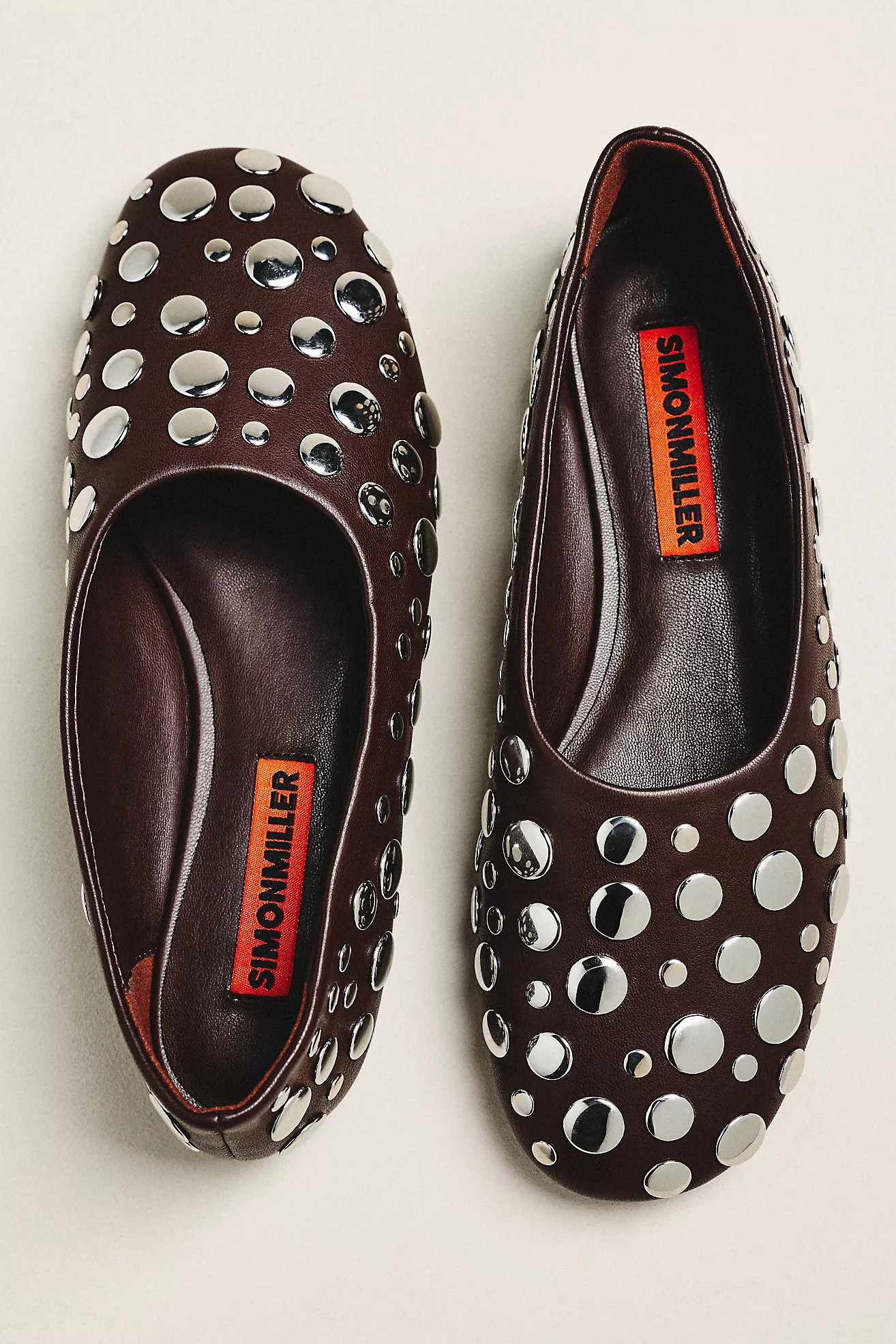 SIMONMILLER Riad Studded Ballet Flats | Anthropologie (US)