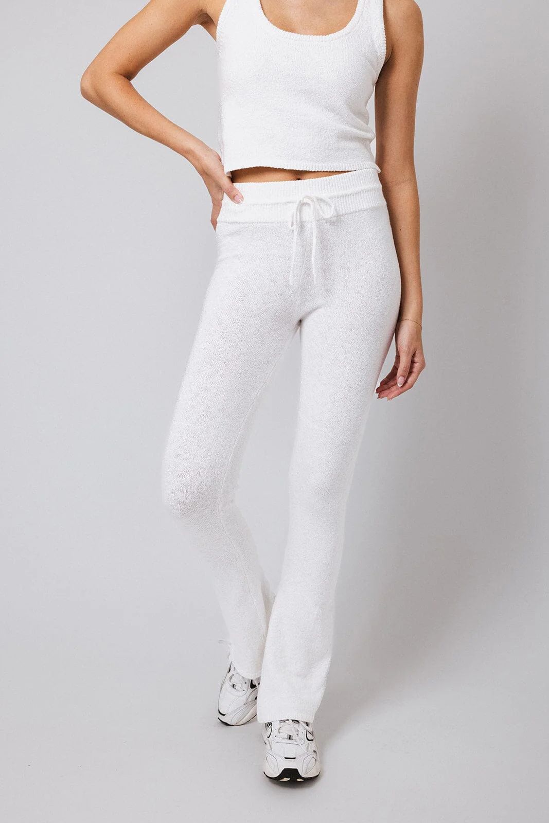 Boucle Flared Drawstring Pant | IVL COLLECTIVE