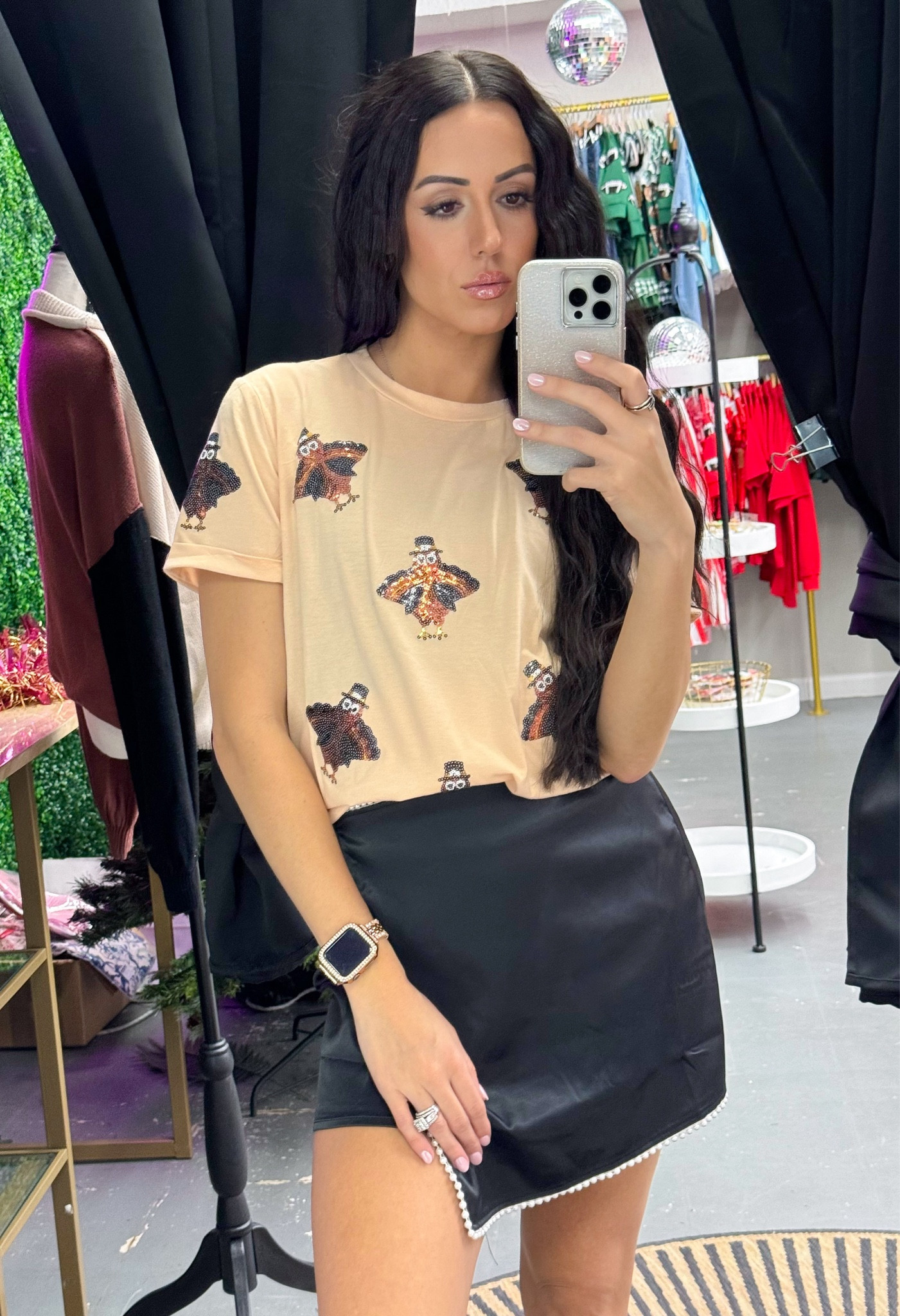 Top + Skirt are from The Pretty Patches (https://theprettypatches.com/discount/ASTON10) 

#LTKHoliday #LTKCyberWeek #LTKSeasonal