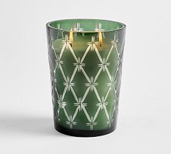 Star Cut Glass Candle - Aspen Pine | Pottery Barn (US)