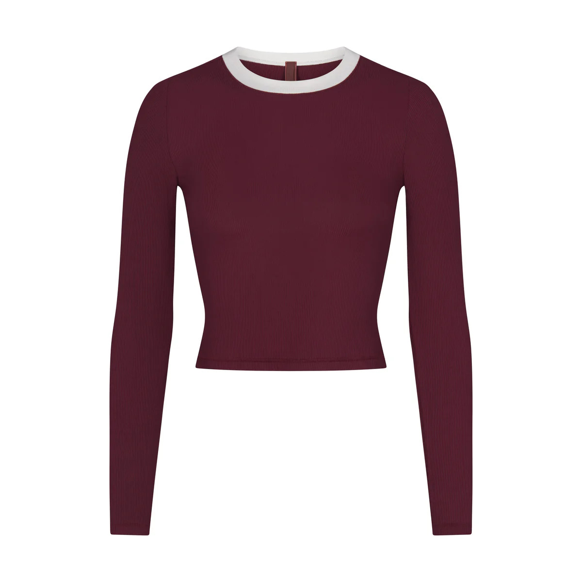 RINGER LONG SLEEVE CROP TOP | SKIMS (US)