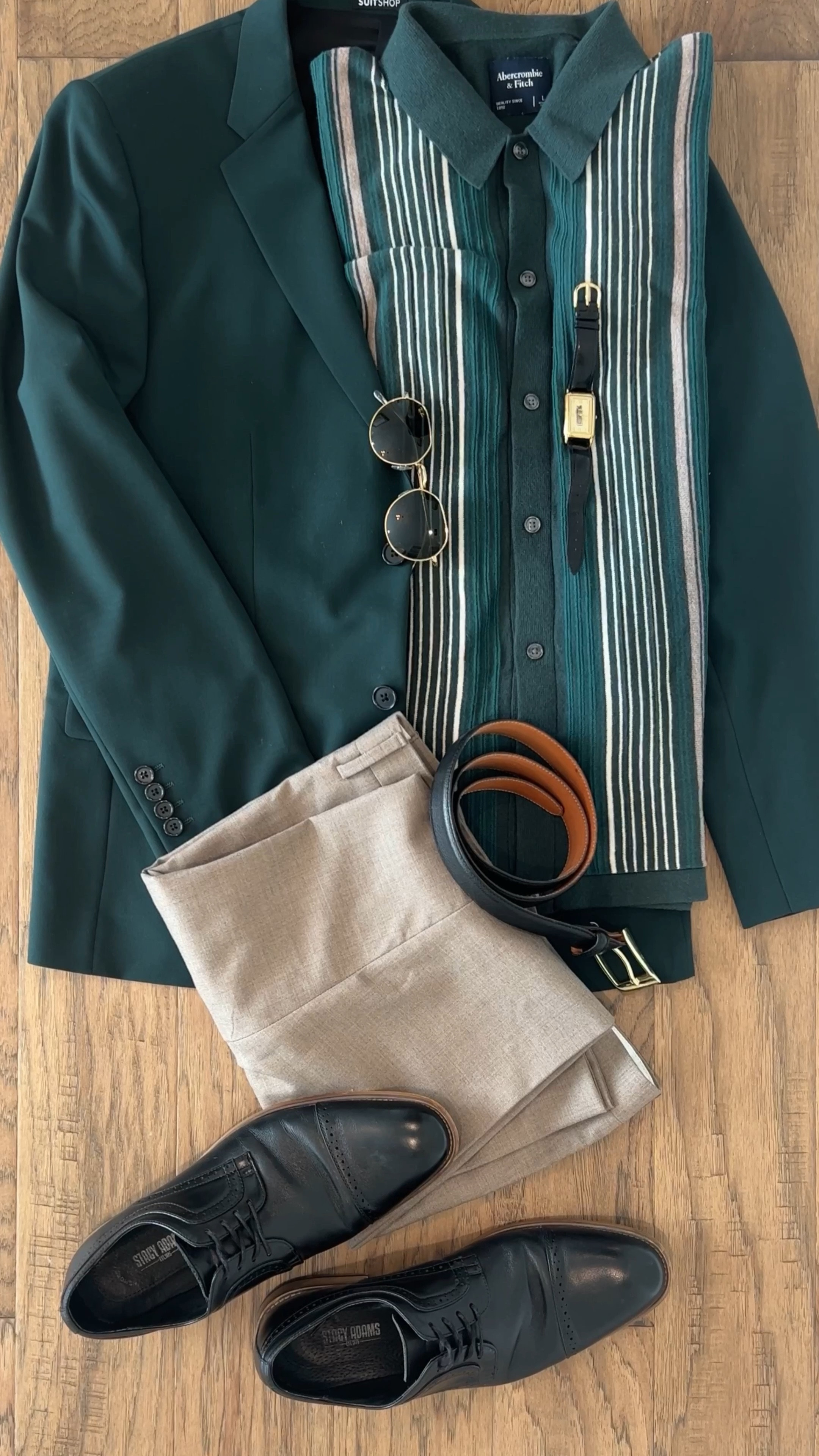 Green on green for a casual fall wedding! 

#LTKmens #LTKstyletip