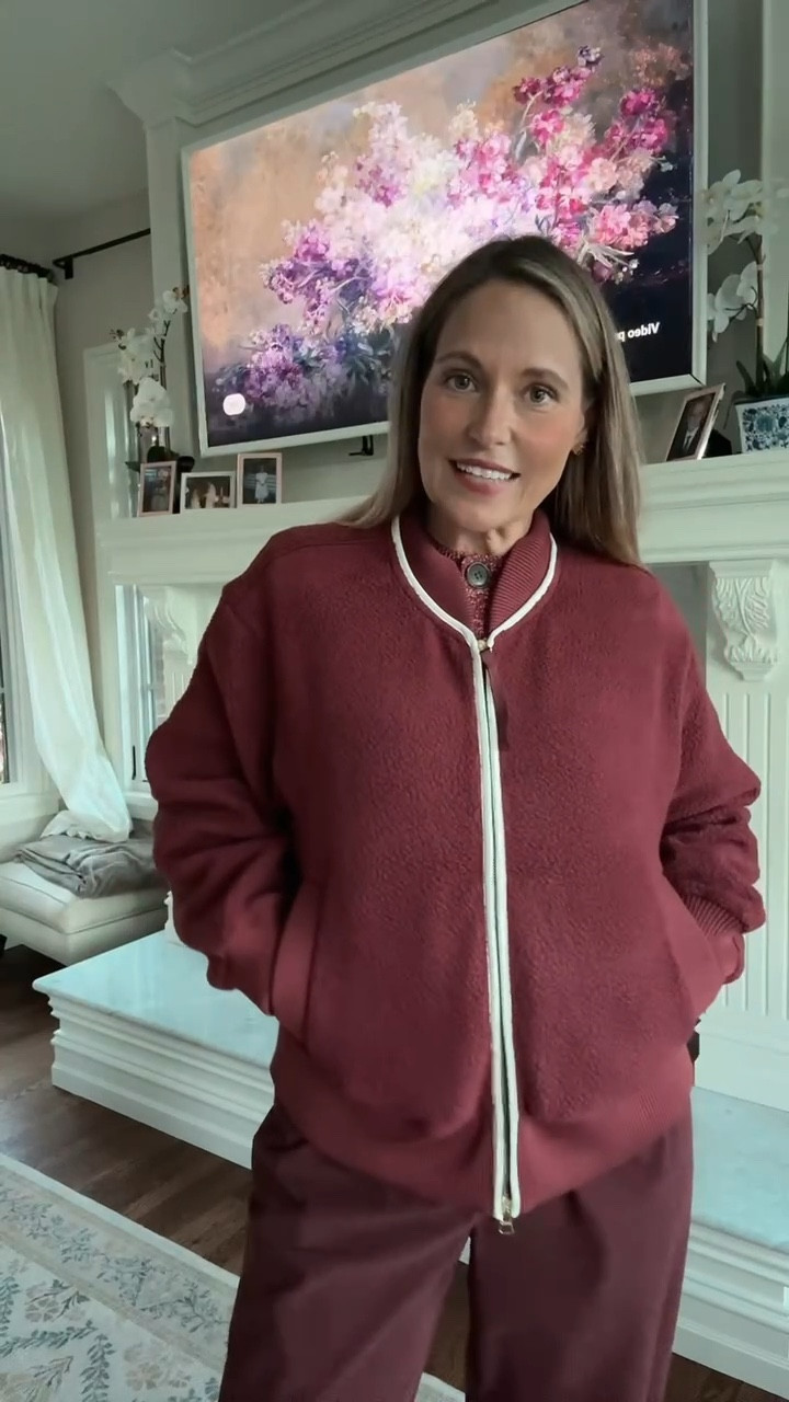 The most gorgeous jacket from Varley! This whole outfit is actually from Varley! Such a rich color palette, comfortable everyday essentials, and reasonable prices for such quality pieces! 

#LTKMidsize #LTKOver40 #LTKStyleTip