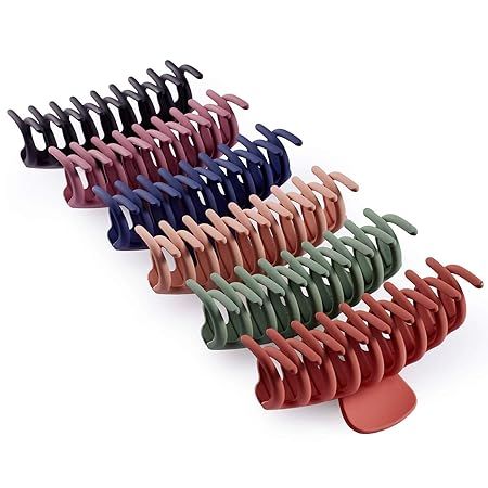 Big hair claw clips for thick hair, Large hair clips for thick hair, Claw hair clips for girls an... | Amazon (US)