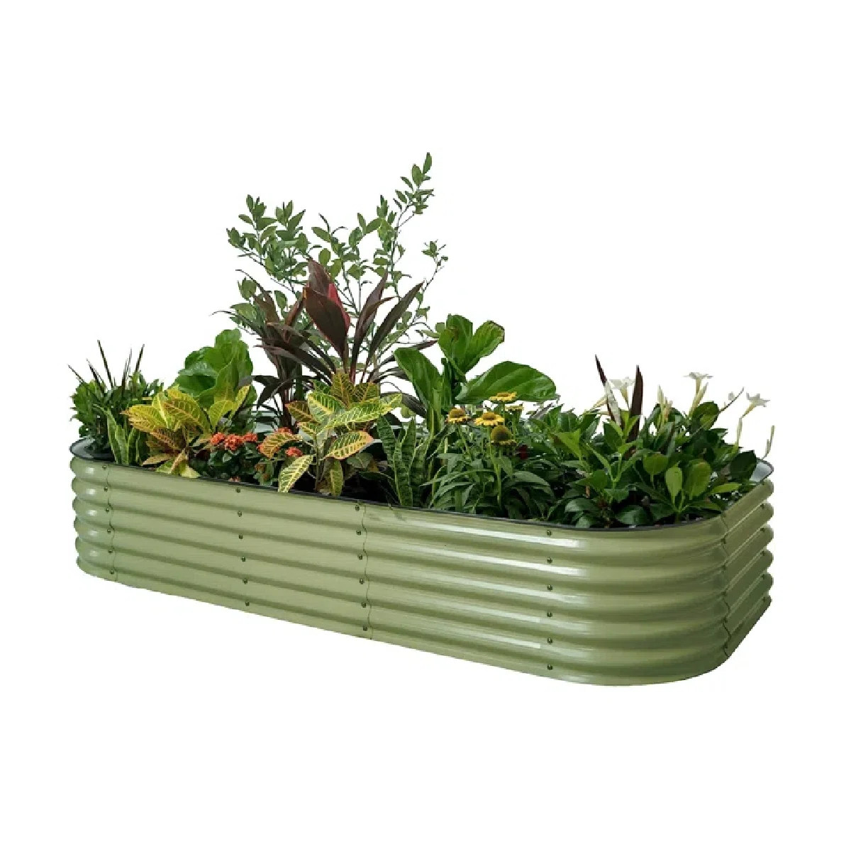 Vego Garden 17" Tall 10 In 1 Modular Metal Outdoor Raised Garden Bed & Reviews | Wayfair | Wayfair North America