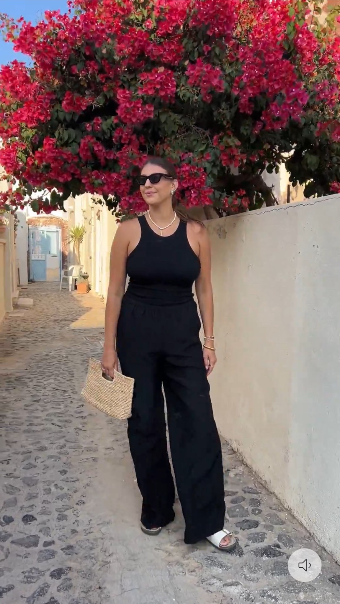 Effortless black-on-black never fails 🖤 simple, comfortable, and chic for wandering cobblestone streets—this is my go-to travel uniform when I want to feel put together without trying too hard.

Keywords: travel outfit, black outfit inspo, European summer style, vacation outfit ideas, effortless chic look, wide leg pants outfit, minimalist summer outfit, Amazon fashion finds, resort wear style, everyday travel look

#LTKSeasonal #LTKMidsize #LTKTall