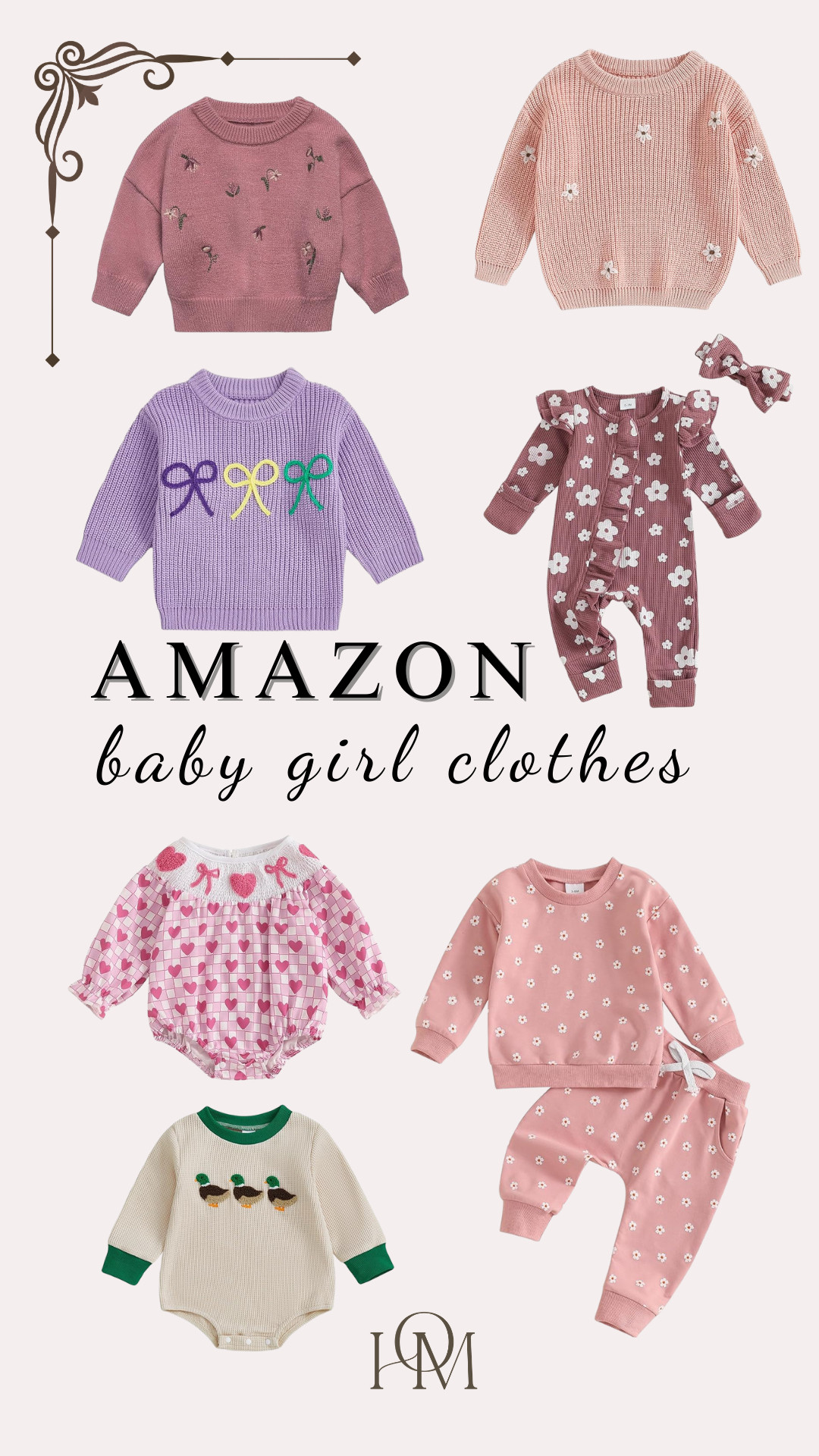 These adorable baby girl clothes will keep your little one warm and stylish this fall/winter! 

 #LTKSeasonal #LTKBaby #LTKKids