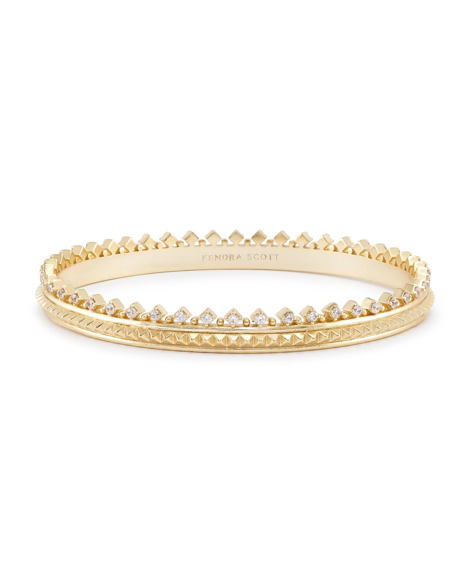 Mary Caroline Bangle Bracelet in Gold | Kendra Scott | Kendra Scott