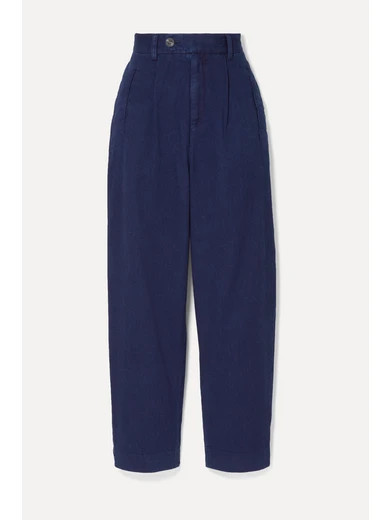 Denim tapered pants | NET-A-PORTER (US)