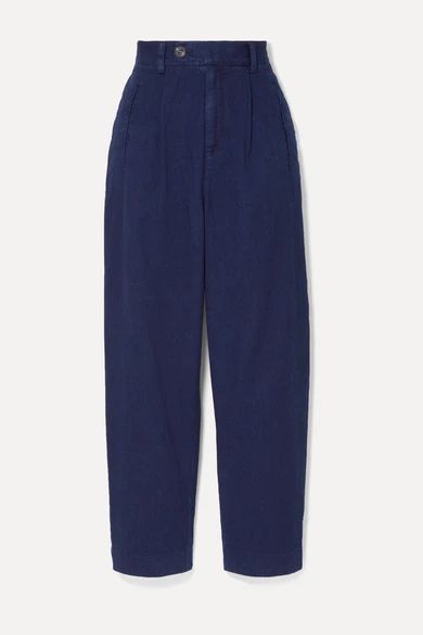 Denim tapered pants | NET-A-PORTER (US)