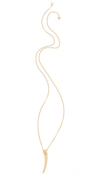Gabriela Artigas Signature Tusk Necklace - Yellow Gold | Shopbop