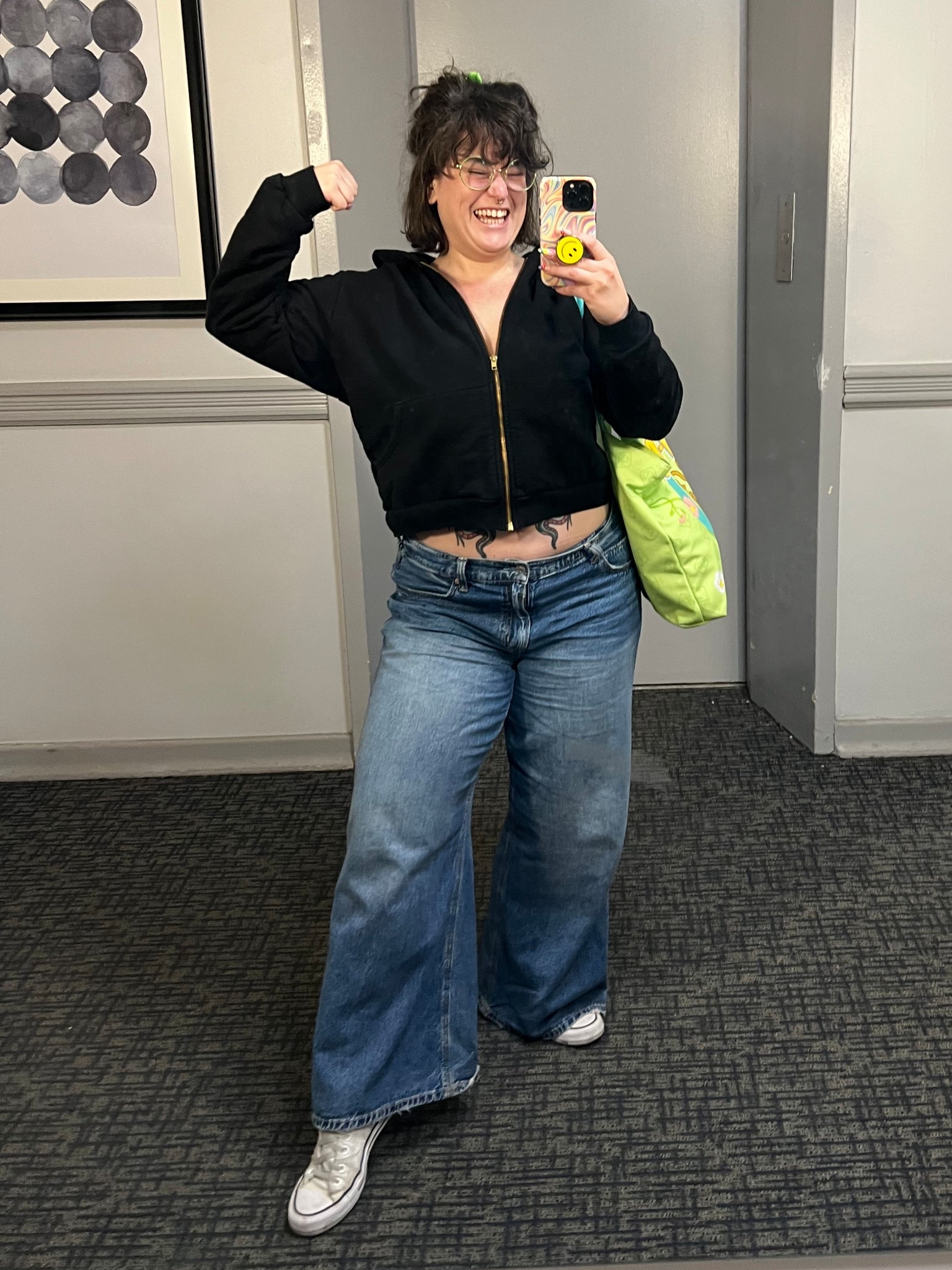 jeans are size 12, and comfortably baggy. hoodie is from @free.label!

#LTKMidsize #LTKStyleTip #LTKFindsUnder100