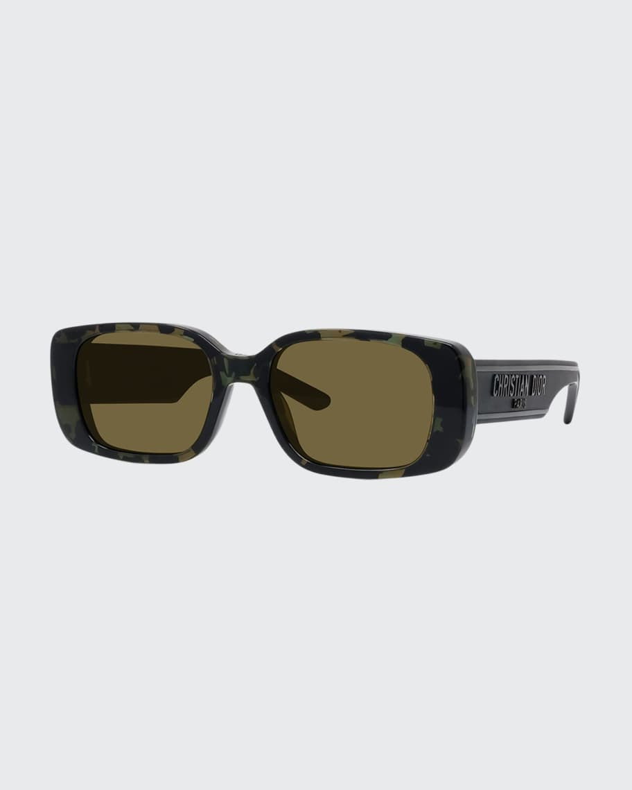 Dior Rectangular Acetate Sunglasses | Neiman Marcus