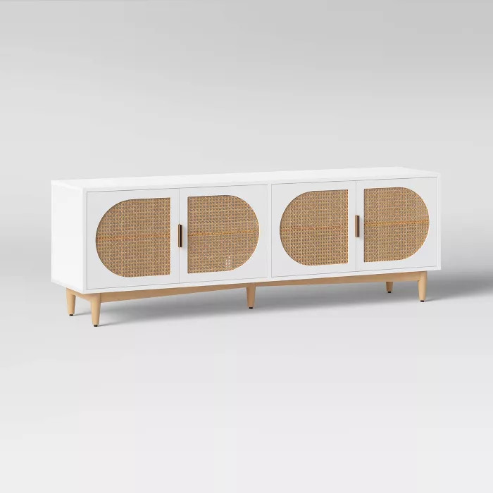 Organic Caned TV Stand for TVs up to 65" - Project 62™ | Target