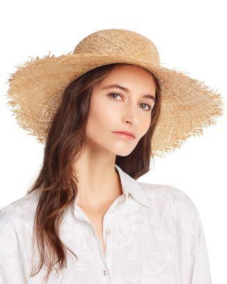 Lack of Color Aruba Frayed Straw Boater Hat  Back to Results -  Jewelry & Accessories - Bloomingd... | Bloomingdale's (US)