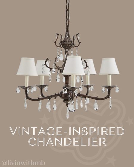 Absolutely LOVE this vintage-inspired chandelier. The combo of the crystals and the shades is so cozy!

#LTKhome #LTKstyletip