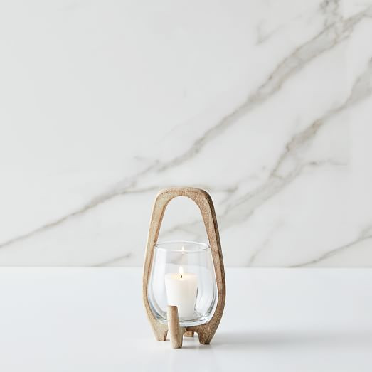 Mid-Century Wood Lanterns | West Elm (US)