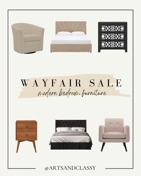 Freshen up your bedroom with these modern bedroom furniture finds! From beds to accent chairs and nightstands, all on sale now.

#LTKhome #LTKsalealert #LTKFind