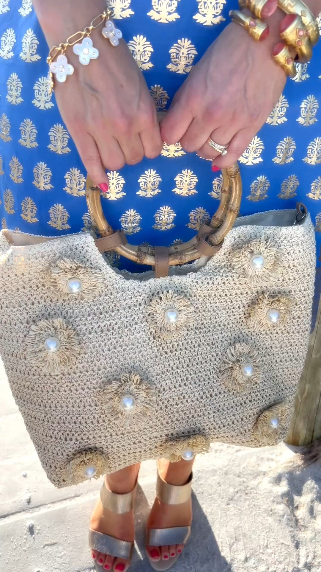 If you’re looking for an affordable straw tote bag, look no further! This amazon bag is adorable. Love the bamboo handles. Great attention to details on this bag under $30!

Also, pick up these Julie Vos bracelets. They are such statement pieces!!

#LTKSeasonal #LTKOver40 #LTKSaleAlert #LTKTravel #LTKgrwm #LTKootd #LTKMidsize #LTKSwim #LTKvlog