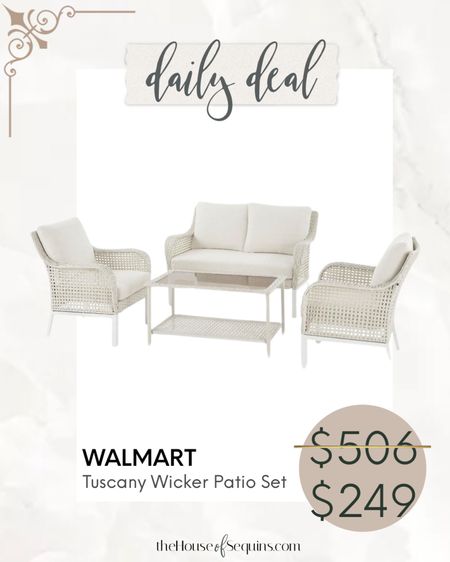 Over 50% OFF this Walmart Home Patio Set! 