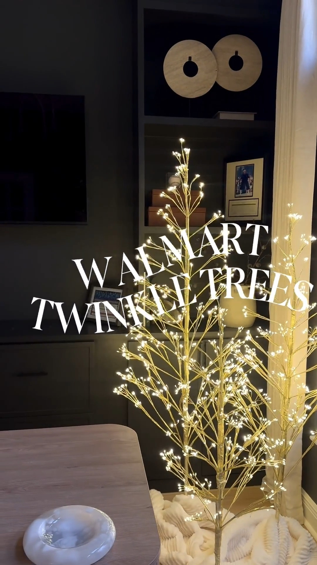 Walmart twinkle trees are a must for the holidays 🎄😍
#christmas #christmasdecor #walmart #walmartdecor #twinkletrees 

#LTKSeasonal #LTKHome #LTKHoliday