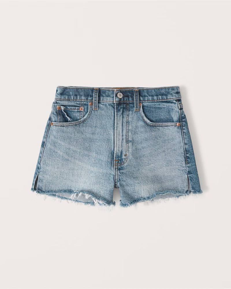 High Rise Mom Shorts | Abercrombie & Fitch (US)