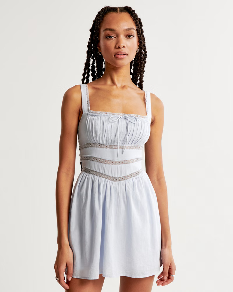 Lace-Pieced Skort | Abercrombie & Fitch (US)