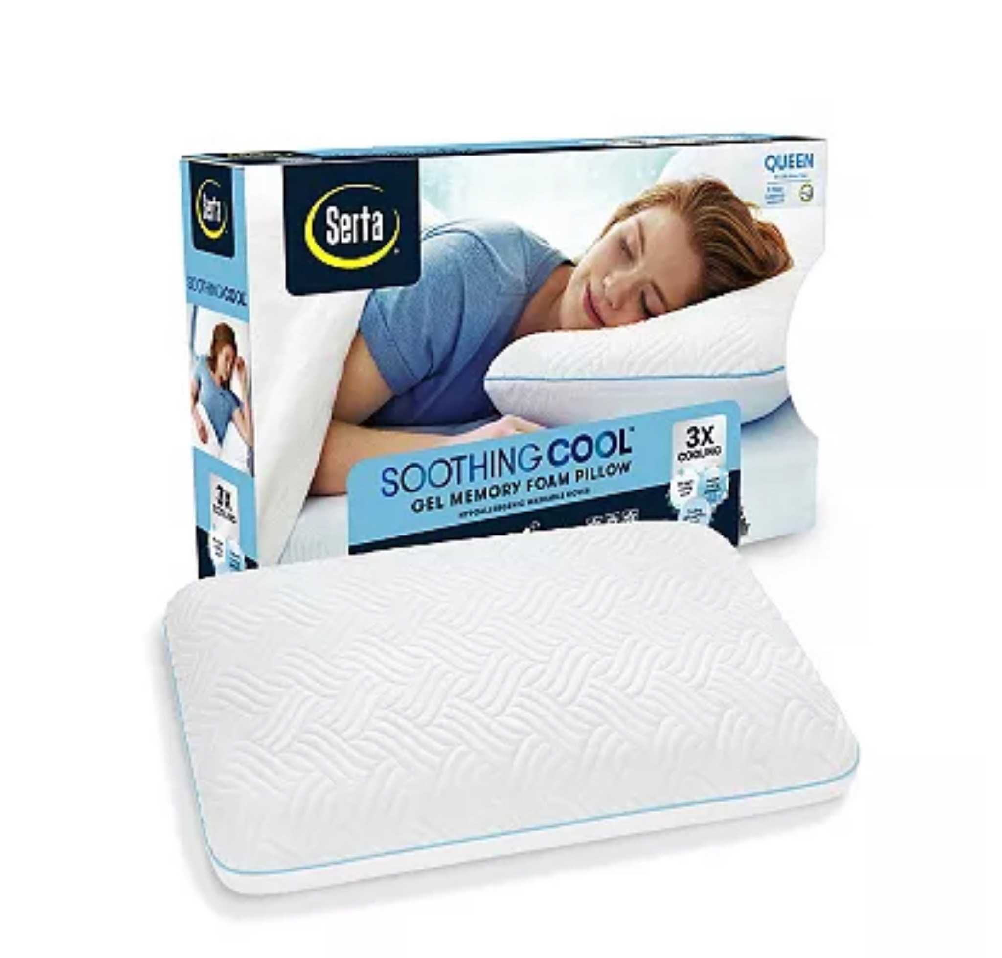 Serta staycool gel memory shop foam pillow