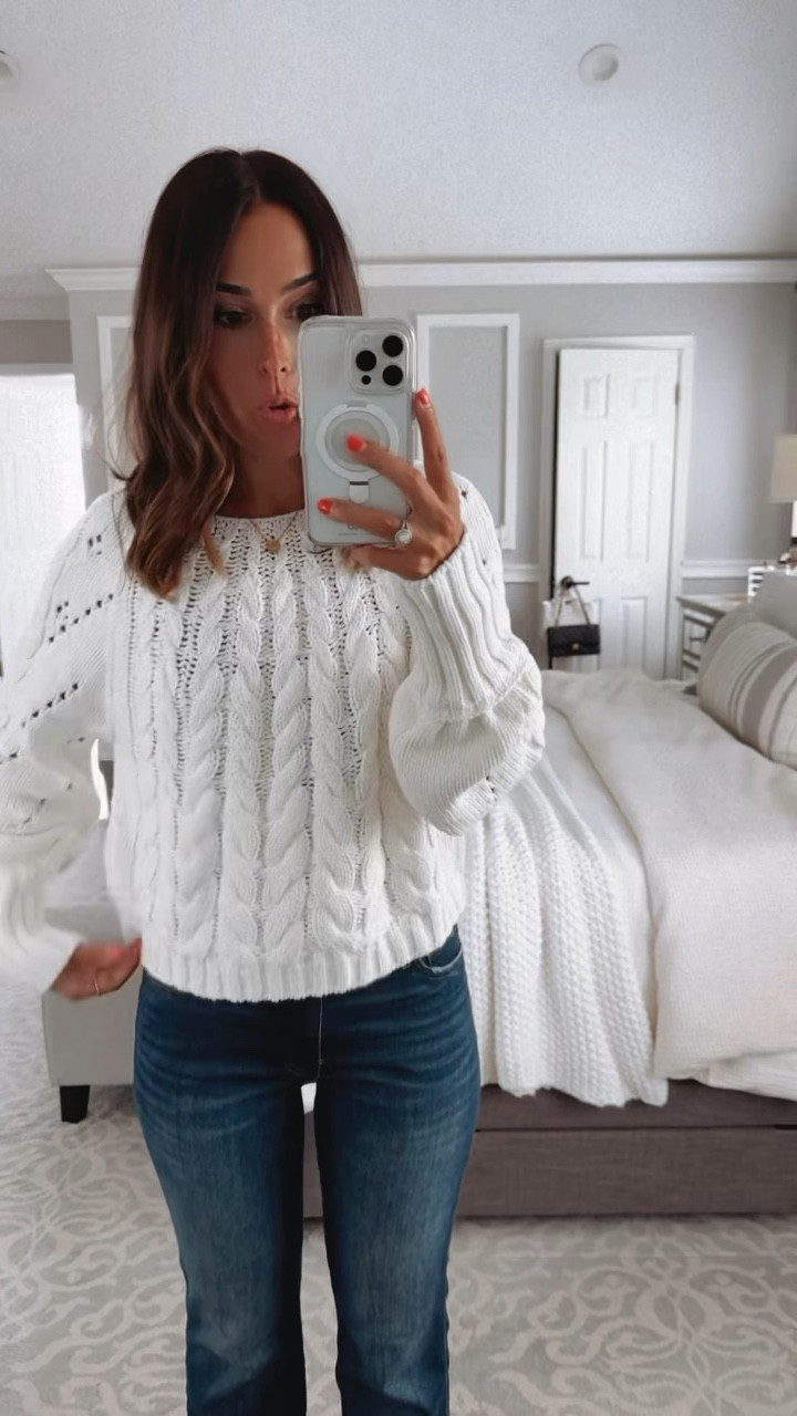 Another free people sweater that  is a must. The perfect fall sweater for me. Not oversized not cropped. Perfect length with jeans. I sized down to XS. Perfect color

#LTKSummerSales #LTKStyleTip #LTKxNSale