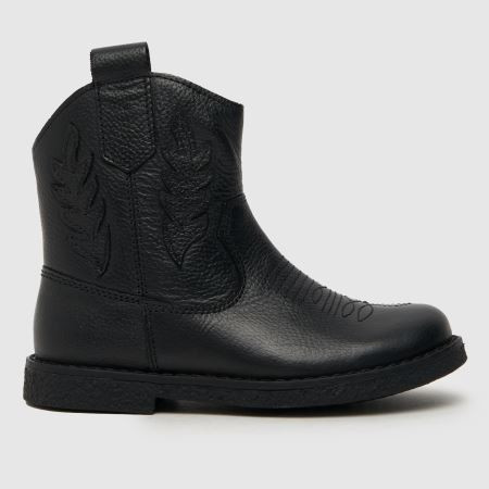 Kids Girls Toddler Black schuh Cowgirl Western Boots | schuh | Schuh