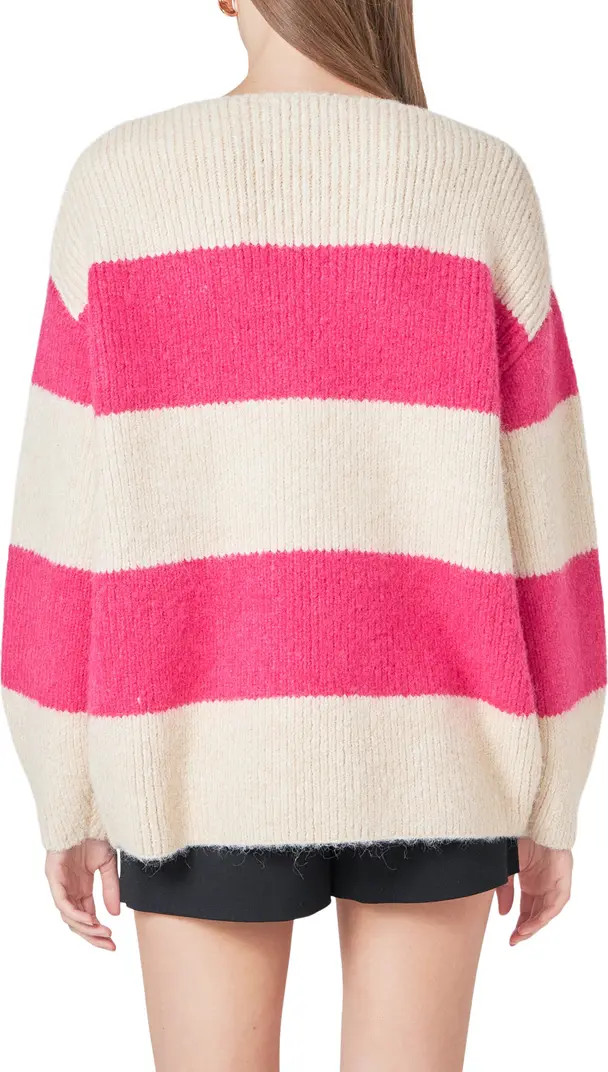 Oversize Stripe Sweater | Nordstrom